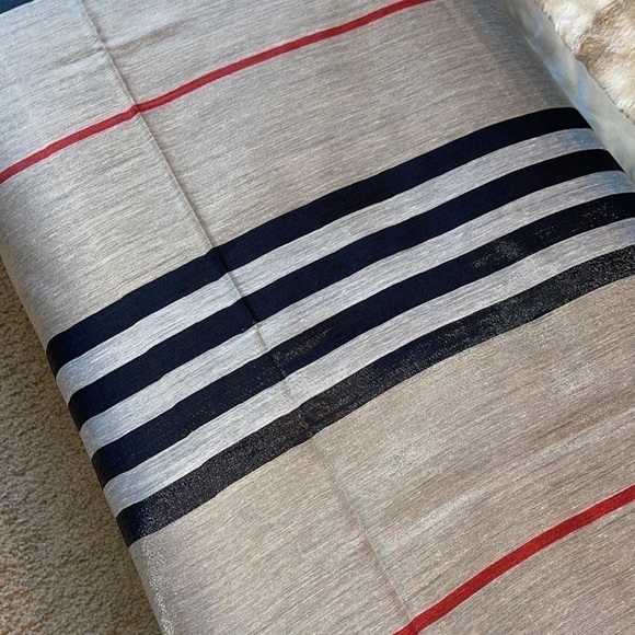 Fashion Lightweight Viscose Striped Scarves - Picture 5 of 14